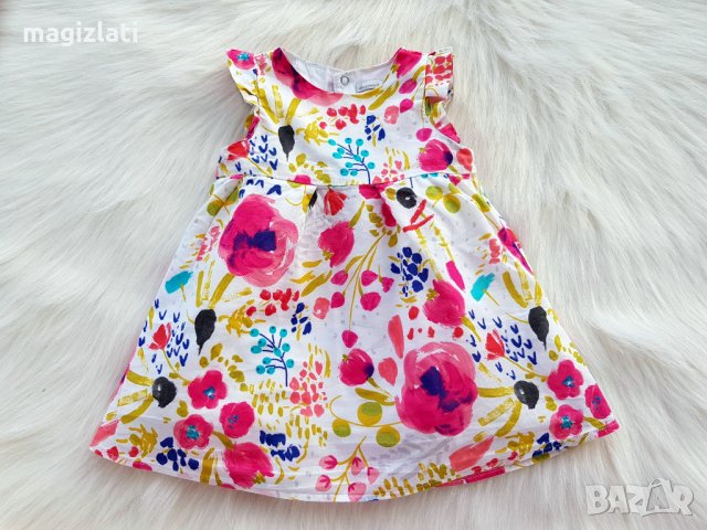 Рокля Catimini 6-9  месеца , снимка 2 - Бебешки рокли - 25211866