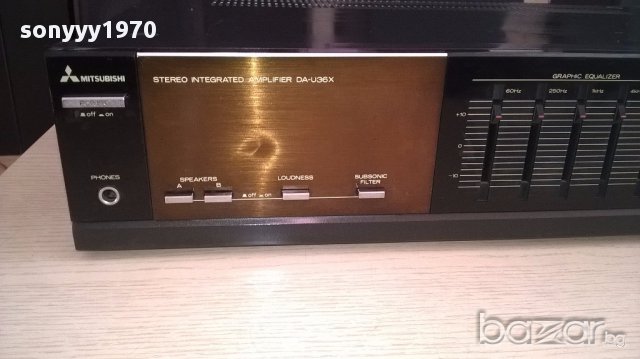 mitsubishi da-u36x-stereo integrated amplifier-внос швеицария, снимка 6 - Ресийвъри, усилватели, смесителни пултове - 12763777