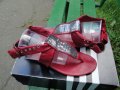 Червени кожени дамски сандали "Ingiliz" / "Ингилиз" (Пещера), естествена кожа, летни обувки, чехли, снимка 8
