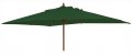 Огромен градински чадър правоъгълен 2,7х2,7 М, снимка 3