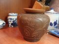 Прекрасна ръчно изработена керамична ваза, снимка 3
