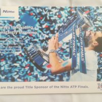 Тенис АТP Finals / финали The O2 London 2019 , 2018 и 2017 , Трофей за Grigor Dimitrov , снимка 11 - Тенис - 21969534