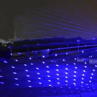 Мощен силен син акумулаторен лазер 1000mw приставки предпазни очила пука балон пали клечка 1W зелен, снимка 3 - Друга електроника - 10405069