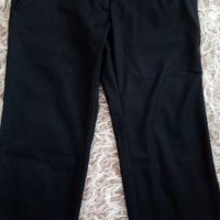 Черен сатенен панталон"S", снимка 2 - Панталони - 20892141