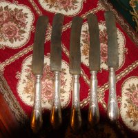 намаление Старинни сребърни ножове , снимка 4 - Антикварни и старинни предмети - 20598988