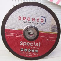 Диск DRONCO за шлайфане ф 230 SPECIAL CS 30 S, камък/бетон, снимка 2 - Други инструменти - 19263474