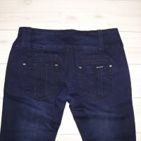 Тъмно сини дамски дънки марка Fanco Jeans, снимка 3 - Дънки - 24023857