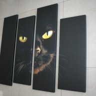 Картина Черна котка #083, снимка 3 - Пана - 6411857