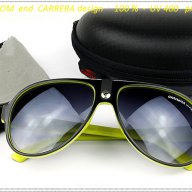 C A R R E R A - АВИАТОР-ЧЕРНА отпред / ЖЪЛТА  вътре РАМКА -ТЪМНО СТЪКЛО-Слънчеви Очила UV 400, снимка 3 - Слънчеви и диоптрични очила - 7529463