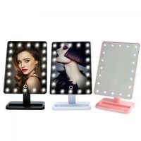 Светещо Лед Огледало Large Led Mirror 22 LED светлини, снимка 10 - Козметика за лице - 23555731