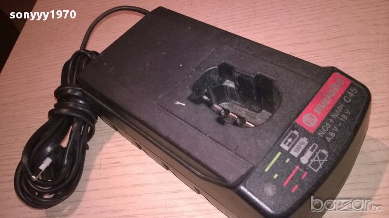 Metabo c45 4.8v-18v-зарядно -внос швеицария, снимка 1