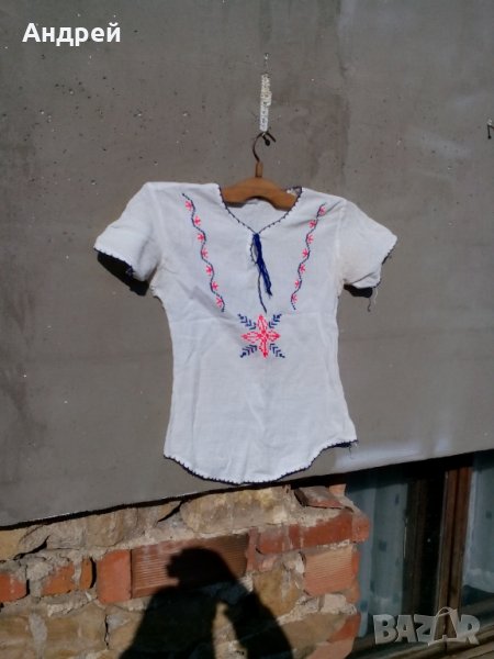 Стара детска етно риза #2, снимка 1