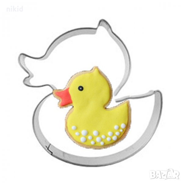 пиле пате Великден метална форма резец за сладки бисквитки бисквити  фондан укр, снимка 1