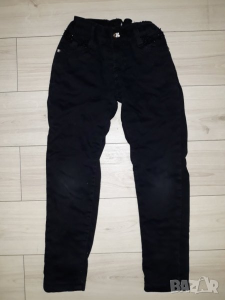 Детски ватирани черни дънки за момиче марка ZHONG FU, снимка 1