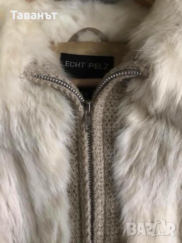 Заешко яке Echt Pelz, снимка 4 - Якета - 23583913