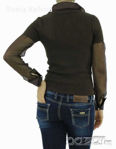 ПРОМО!! Дамска блуза/риза K 8001, снимка 2 - Блузи с дълъг ръкав и пуловери - 8388823