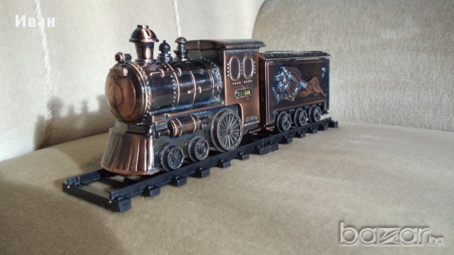 Влакче Old train с газова запалка, снимка 8 - Антикварни и старинни предмети - 17420327