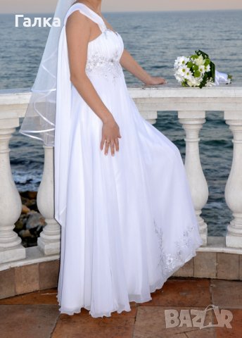 Булчинска рокля+болеро , снимка 10 - Рокли - 15422423