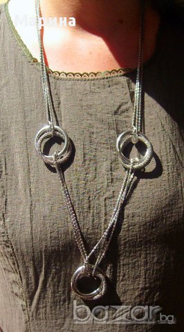 Оригинално сребърно колие Oxette, снимка 2 - Колиета, медальони, синджири - 17039812