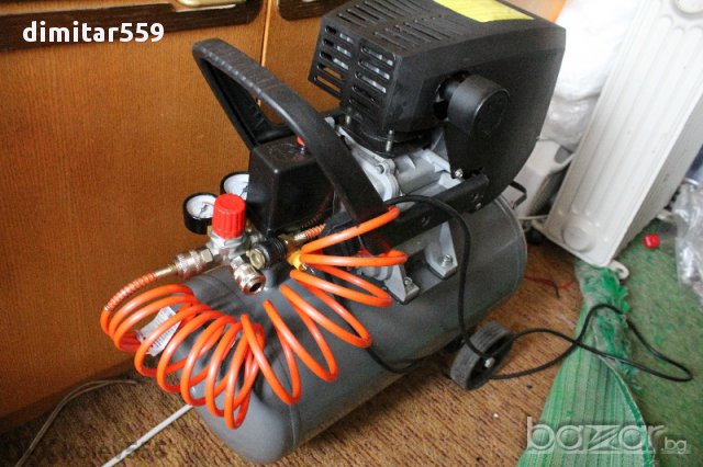 Компресор малък Matrix AC 2000-25 1500W 24L, снимка 3 - Компресори - 8822548