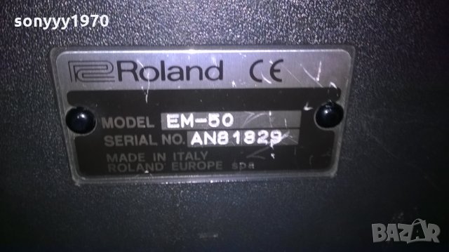 roland em-50 made in italy-внос швеицария, снимка 16 - Синтезатори - 25505671