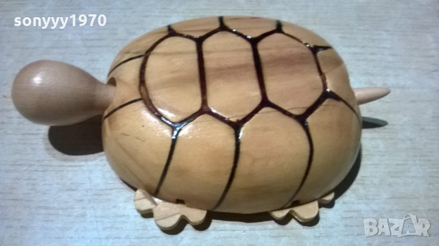 костенурка-дърво и механизъм-17х11х4см, снимка 4 - Колекции - 24220775