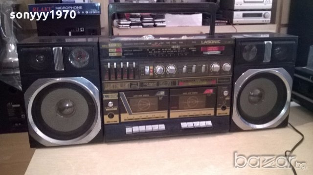 lasonic with disco light-голям двукъсетъчен-АНТИКА, снимка 3 - Ресийвъри, усилватели, смесителни пултове - 19438838