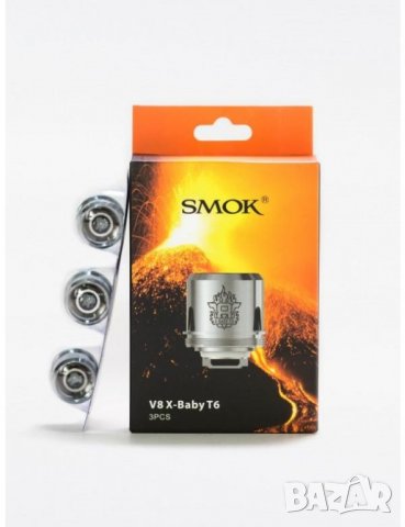 Smok X-Baby T6 Coils 0.2ohm изпарители нагреватели смок, снимка 2 - Аксесоари за електронни цигари - 21784906
