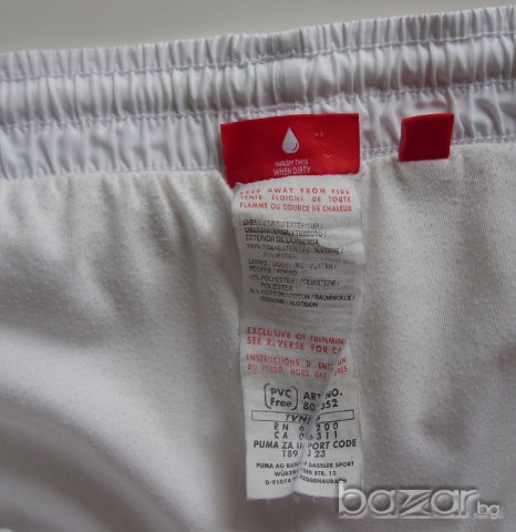 Puma Пума дамски анцуг бял размер L анцуг, снимка 4 - Панталони - 16230157