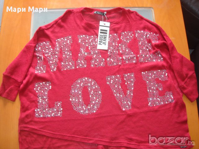 Pause Jeans туника червена 231603, снимка 6 - Туники - 14064943