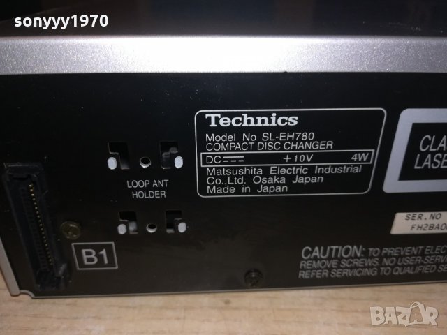 technics sl-eh780 cd changer-made in japan-швеицария, снимка 7 - Декове - 21530898