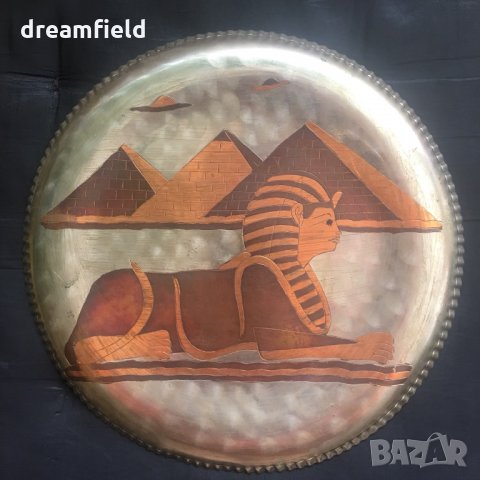 Декоративни чинии с египетски мотиви 9 броя, снимка 5 - Декорация за дома - 24879283