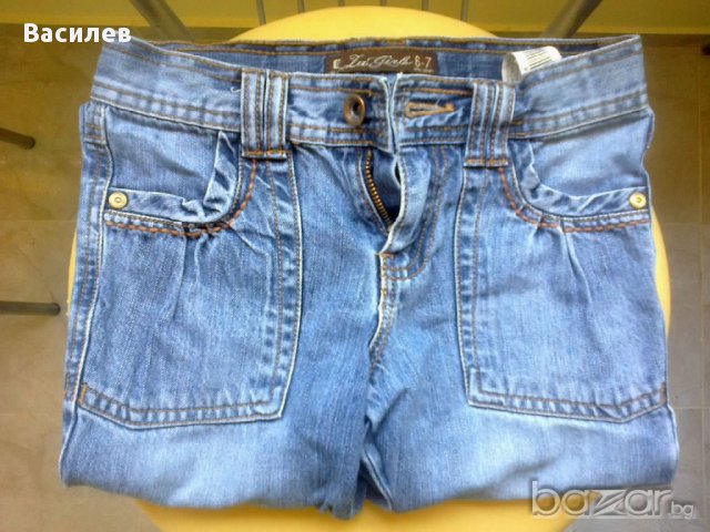Дънки ЗАРА за момиче ръст до 122 см, снимка 4 - Детски панталони и дънки - 10467300