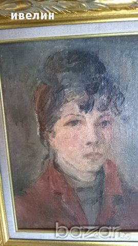 картина-стар женски портрет, снимка 2 - Картини - 12982443