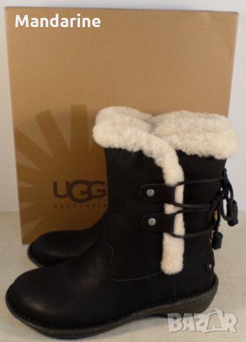 ПРОМО 🍊 UGG AUSTRALIA № 35/36 🍊 Дамски водоустойчиви зимни боти от ест. кожа нови с кутия, снимка 10 - Дамски боти - 23695386