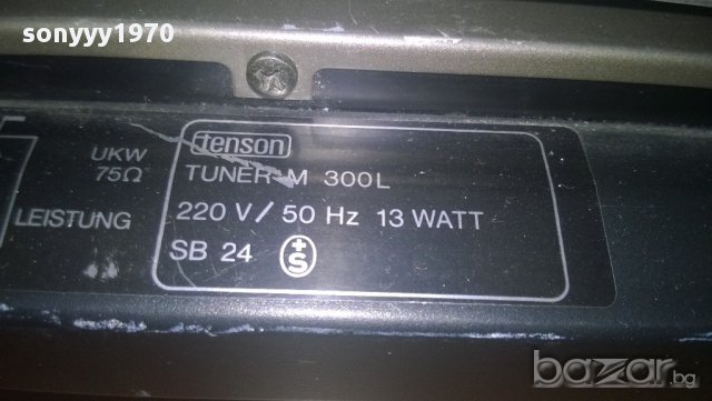 tenson m300l-tuner i tenson m300 amplifier-тунер и усилвател, снимка 8 - Ресийвъри, усилватели, смесителни пултове - 10324341