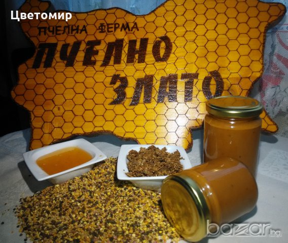 3в1 МЕД,ПРАШЕЦ И КЛЕЕВА ТИНКТУРА, снимка 1 - Пчелни продукти - 20735506