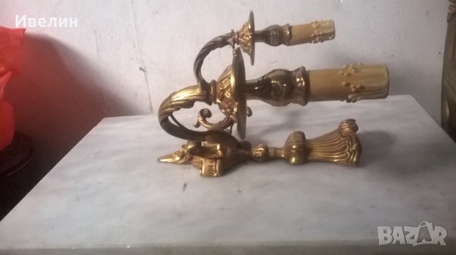 бароков аплик за стена , снимка 2 - Лампи за стена - 25654589