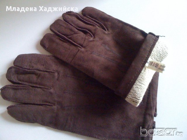 мъжки велурени ръкавици