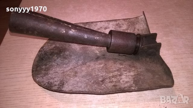 стара сгъваема лопата-36х15см-метална, снимка 2 - Градински инструменти - 22817696