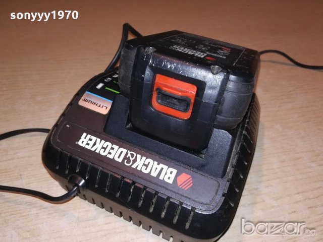 black & decker lithium power-charger+battery-внос швеицария, снимка 13 - Други инструменти - 21444555