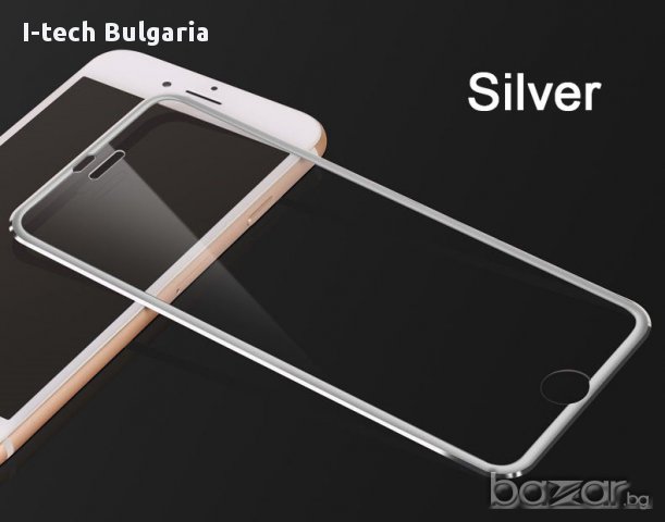 3D Алуминиев Стъклен протектор за Iphone 7 7 Plus 8 8 PLUS Пълно покритие!, снимка 6 - Фолия, протектори - 17833101