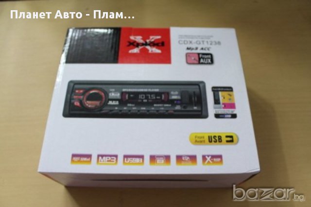 Радио Аудио плеър  за автомобил модел CDX GT1238, снимка 6 - Аксесоари и консумативи - 13347473