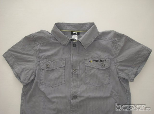 H&M,страхотна риза за момче,146/152 см. , снимка 3 - Детски ризи - 16384877