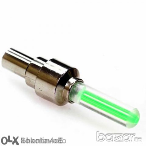 Светещи-LED капачки за Винтили на Коли,мотори и Велосипеди във 4 цвята, снимка 8 - Аксесоари и консумативи - 15650899