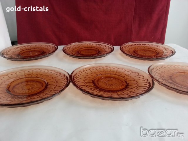 стъклени чинии цветно стъкло , снимка 4 - Антикварни и старинни предмети - 19581433