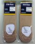Meritex 38-40,44-46 черни затворени памучни терлици унисекс със силиконова лепенка, снимка 3