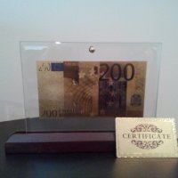 Сувенири 100 златни долара банкноти в стъклена поставка , снимка 14 - Други ценни предмети - 20607537