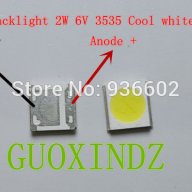 Led smd светодиоди 3535, 2W, 6V за подсветка на тв с голям катод, снимка 1 - Друга електроника - 18469926