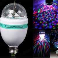 Диско Лампа Led-rgb, 3w, снимка 3 - Лед осветление - 23442214